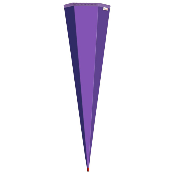 ROTH Schult&uuml;ten-Rohling ohne Verschluss, 850 mm, lila