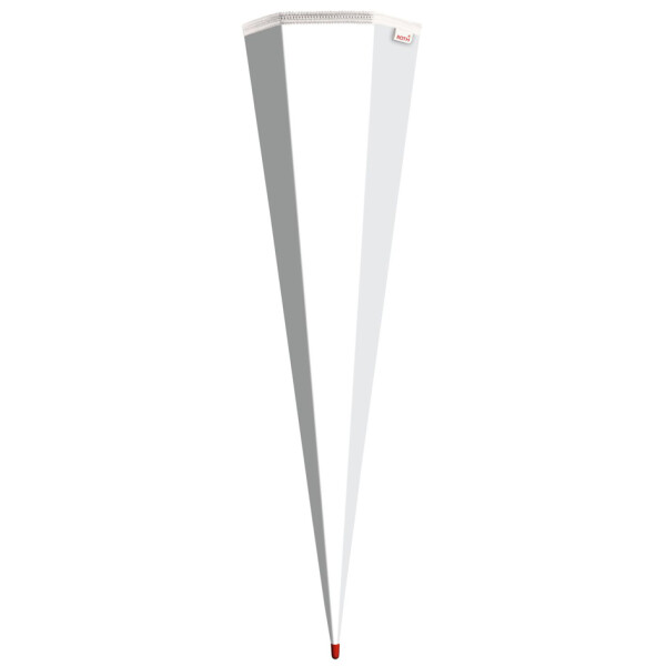 ROTH Schult&uuml;ten-Rohling ohne Verschluss, 850 mm, wei&szlig;