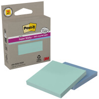 Post-it Haftnotizen super sticky Recycling notes, rosa gelb