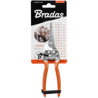 Bradas Bypass-Gartenschere V-SERIES, gerade Edelstahlklinge