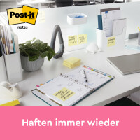 Post-it Haftnotizen notes, 127 x 76 mm, gelb, 16 + 4 gratis