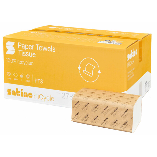 satino by wepa Handtuchpapier HiCycle, 250 x 230 mm