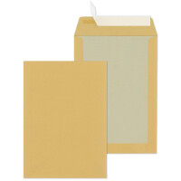 MAILmedia Papprückwandtaschen C4, ohne Fenster, braun