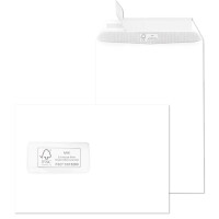 MAILmedia Versandtasche Offset weiß, C4, mit Fenster