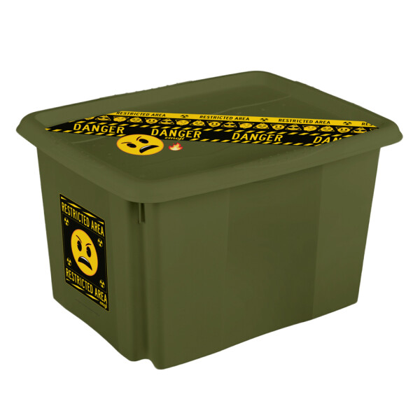 keeeper Aufbewahrungsbox karolina "Emoji Danger", 30 Liter