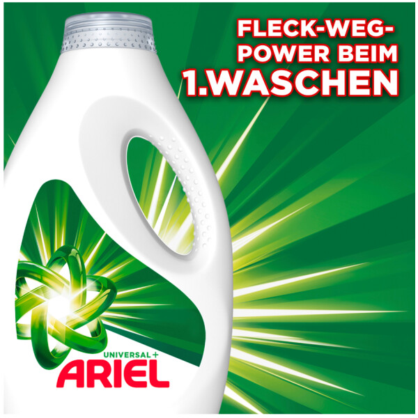 ARIEL Fl&uuml;ssigwaschmittel Universal+, 2,25 Liter - 50 WL