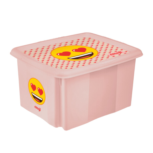 keeeper Aufbewahrungsbox karolina "Emoji Hearts", 30 Liter