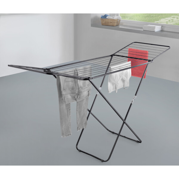 metaltex Fl&uuml;gel-W&auml;schetrockner Vulcano, schwarz
