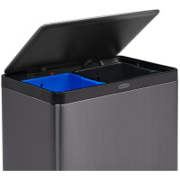 Rubbermaid Tret-Abfalleimer Elite Dual Stream, 60 Liter