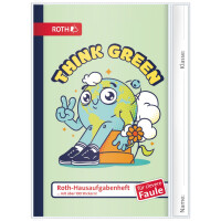 ROTH Hausaufgabenheft Teens für clevere Faule Go Green
