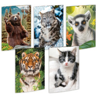 RNK Verlag Zeichnungsmappe "Tiere", Karton, A3...