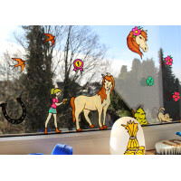 Marabu KiDS Window Color-Set "Ponyhof", 6 x 25 ml