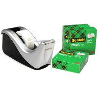 3M Scotch Tischabroller C60, silber, bestückt,...
