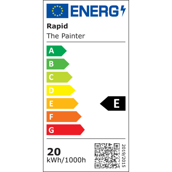Rapid LED-Arbeitsstrahler THE PAINTER, 20 Watt, blau schwarz