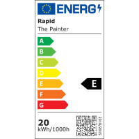 Rapid LED-Arbeitsstrahler THE PAINTER, 20 Watt, blau schwarz