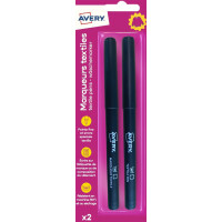AVERY Wäschemarker, schwarz, 2er Pack