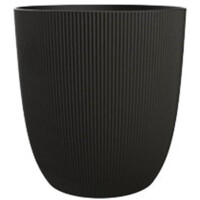 EDA Übertopf IRIS, Durchmesser: 125 mm, schwarz