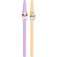 BIC Kugelschreiber Cristal Pastel Figurines, lila & rot