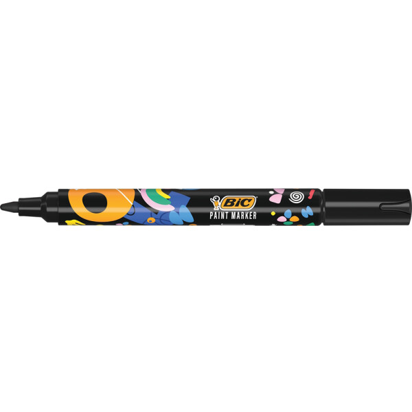 BIC Permanent-Marker Intensity, Rundspitze, schwarz