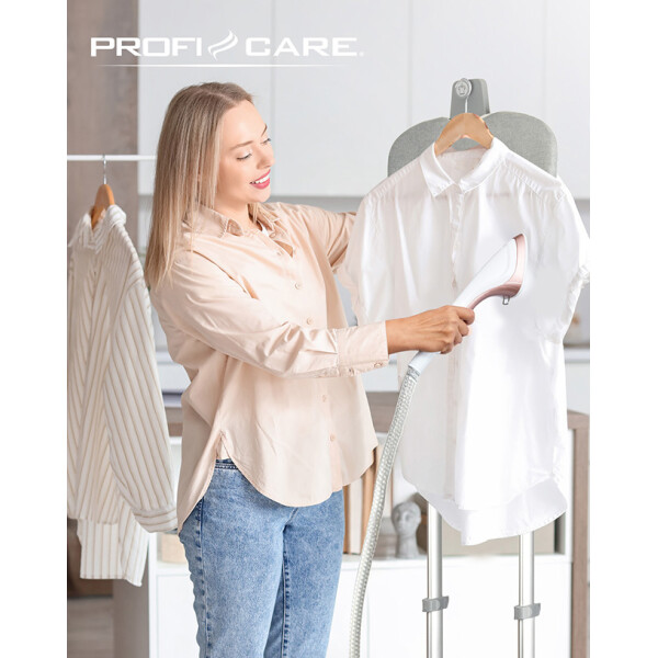 PROFI CARE Textil-Dampfcenter PC-TDC 3128, wei&szlig; ros&eacute;