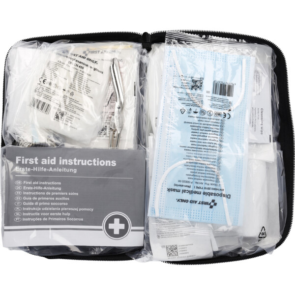 FIRST AID ONLY KFZ-Verbandtasche nach DIN 13164, schwarz