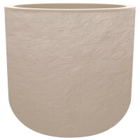 EDA Pflanzgefäß VOLCANIA UP, rund, 385 mm, beige