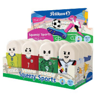 Pelikan Kunststoff-Radierer Squeezy Sports, im Display