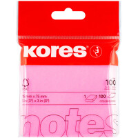 Kores Haftnotizen "NEON NOTES", 75 x 75 mm,...