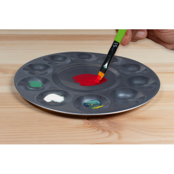 kangaro Farbmisch-Palette, Aluminium, rund, 170 mm