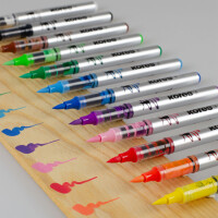 Kores Kreative Acrylmarker Acrylic, 12er Etui