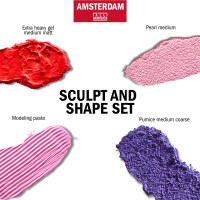 ROYAL TALENS AMSTERDAM Medium Modellier-Set, 4 x 120 ml