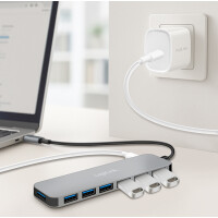 LogiLink USB 3.2 Gen1 Hub, 7-Port, Aluminiumgehäuse