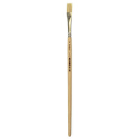 kangaro Borstenpinsel, flach, Größe 20, unlackiertes Holz