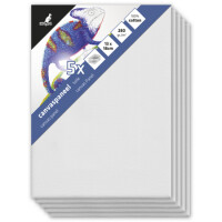 kangaro Leinwand Canvas Panel, 100 x 100 mm, weiß