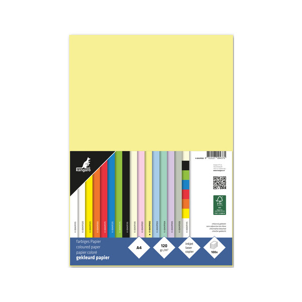 kangaro Multifunktionspapier, DIN A4, 120 g qm, pastellgr&uuml;n
