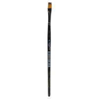 kangaro Haarpinsel 341, flach, Gr. 2, schwarz lackiert