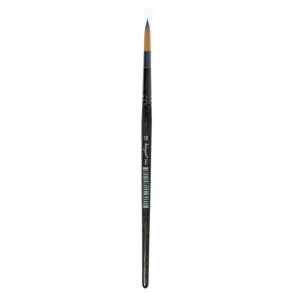 kangaro Haarpinsel 340, rund, Gr. 22, schwarz lackiert