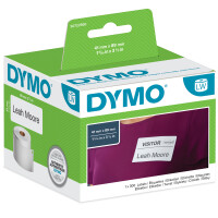 DYMO LabelWriter-Namensschilder, 89 x 41 mm, weiß