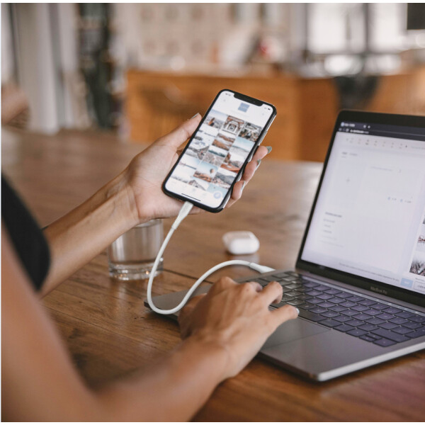 LogiLink USB 2.0 Kabel, USB-C - USB-C, 2,0 m, wei&szlig;