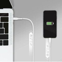 LogiLink USB 2.0 Kabel, USB-C - Micro USB-B, 2,0 m, weiß