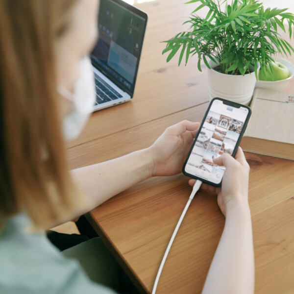 LogiLink USB 2.0 Kabel, USB-C - Micro USB-B, 0,5 m, wei&szlig;