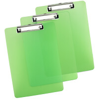 RAPESCO Klemmbrett, DIN A4, PP, transparent-weiß
