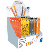 EBERHARD FABER Gelschreiber Animal Erase it!, 36er Display