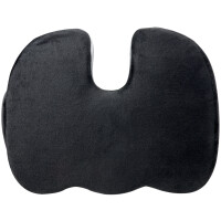 LogiLink Orthopädisches Sitzkissen, schwarz
