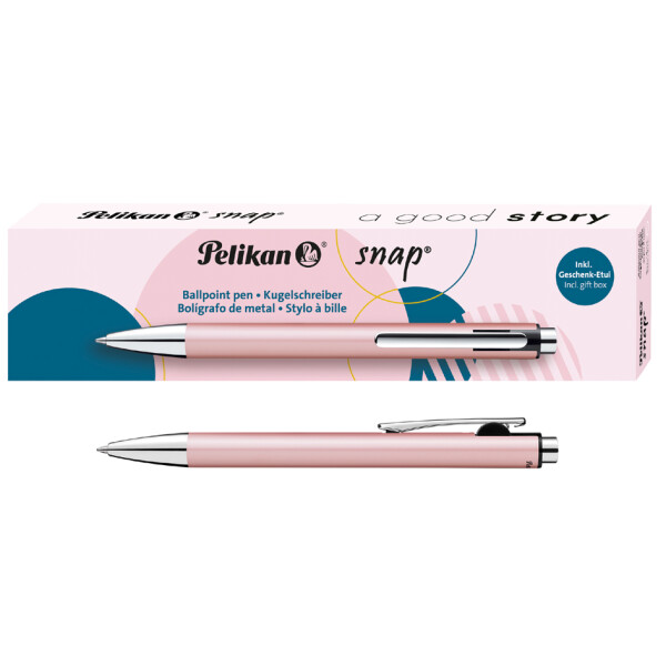 Pelikan Druckkugelschreiber Snap Metallic, silber