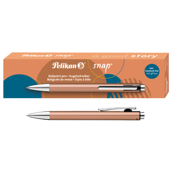 Pelikan Druckkugelschreiber Snap Metallic, silber