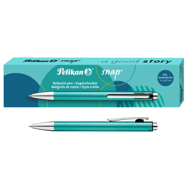 Pelikan Druckkugelschreiber Snap Metallic, silber