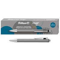 Pelikan Druckkugelschreiber Snap Metallic, silber