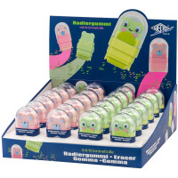 WEDO Kunststoff-Radierer Clean Animal, 24er Display