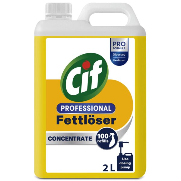 Cif Professional Fettl&ouml;ser-Konzentrat, 2 Liter